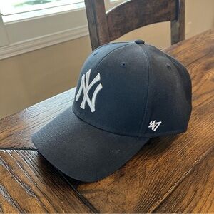 ‘47 New York Yankees Navy Blue MLB Hat Cap OSFA Velcro Adjustable,